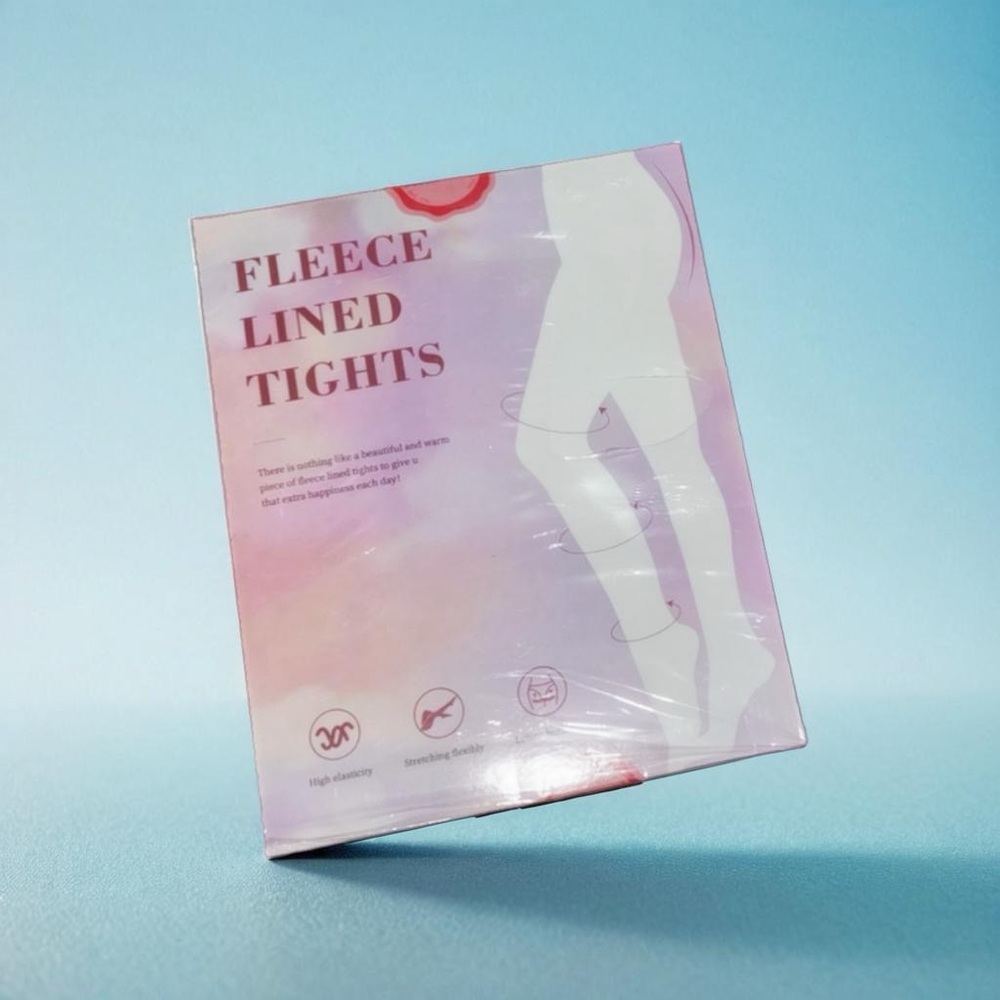 Fleece Lined Tights- 2 Pack- Black/Grey